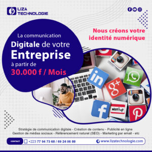 Lire la suite à propos de l’article Obtenez une stratégie de communication digitale professionnelle à partir de 30.000 F