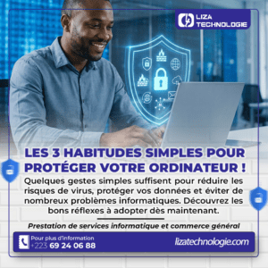 Lire la suite à propos de l’article Les 3 habitudes simples pour protéger votre ordinateur